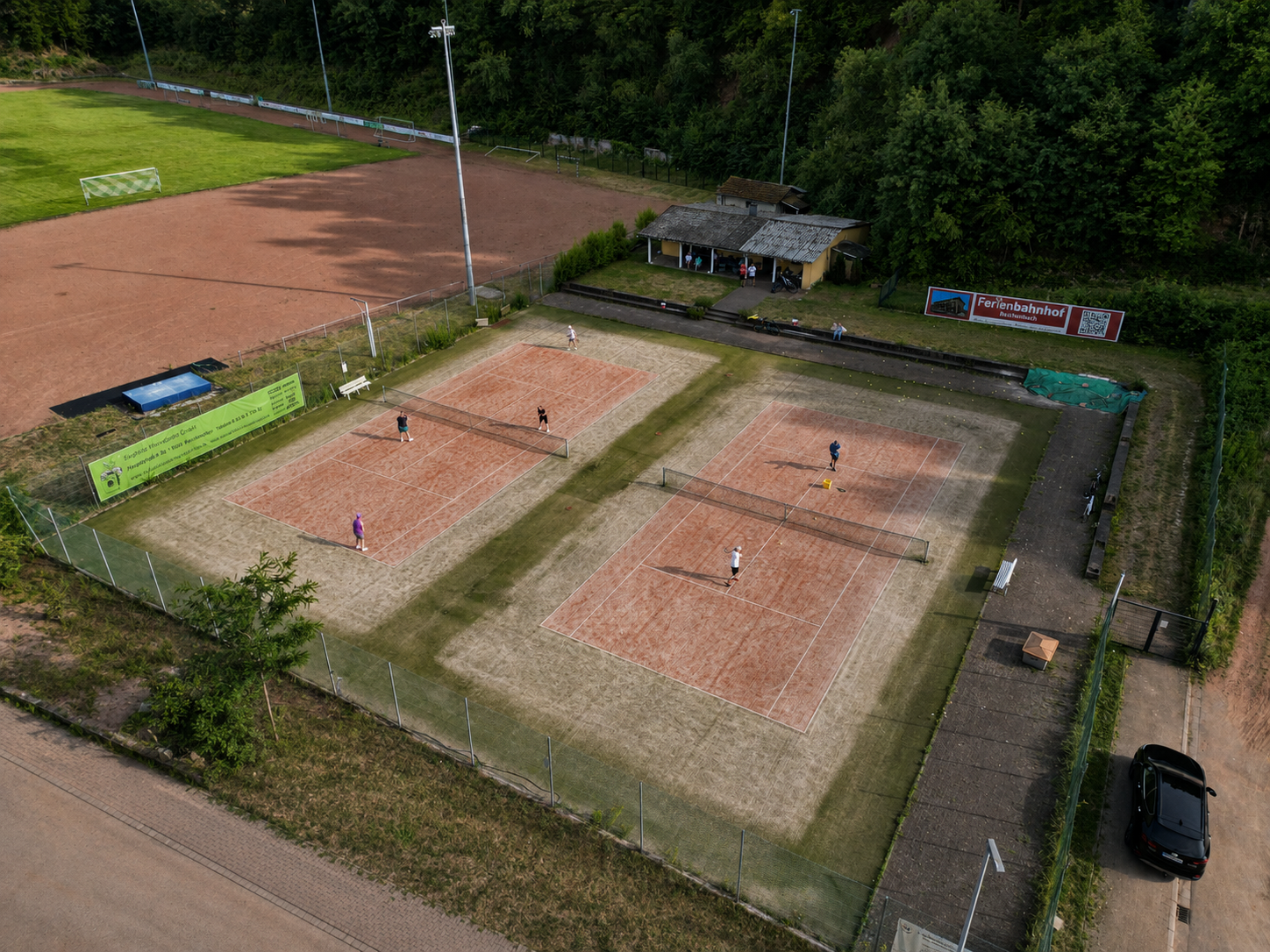 Spielbetrieb auf unserer Anlage